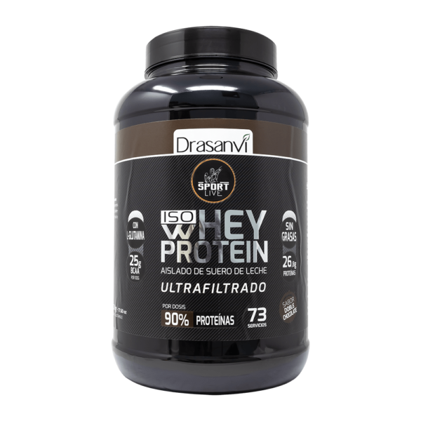 Bote ISO Whey Protein doble chocolate 2,2kg