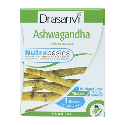Ashwagandha 30 Cápsulas Nutrabasics Drasanvi